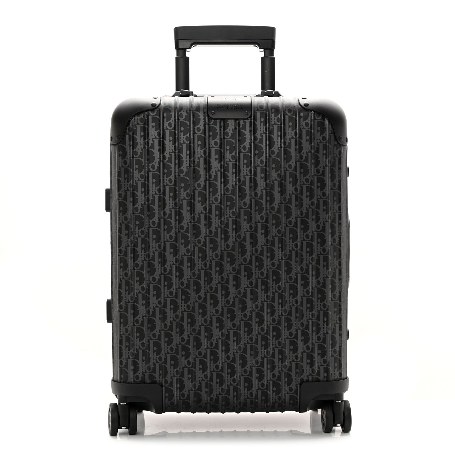 Christian Dior X RIMOWA Aluminum Gradient Cabin Luggage Black Multi 1 of 13