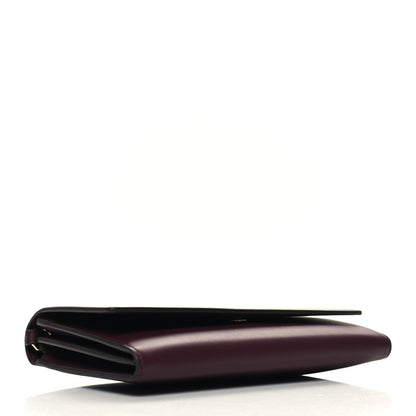 Burberry Calfskin Logo Hazelmere Wallet With Detachable Strap Deep Maroon 4 of 12