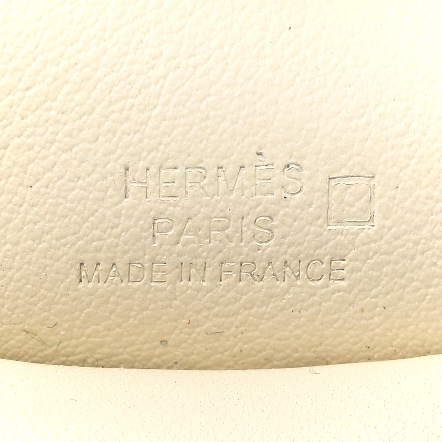Hermes Milo Lambskin Matte Alligator Touch Grigri Rodeo Pegase Horse Bag Charm PM Craie Nata Beton 4 of 4