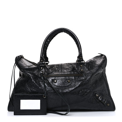 Balenciaga Agneau Classic Hardware Work Black 3 of 11