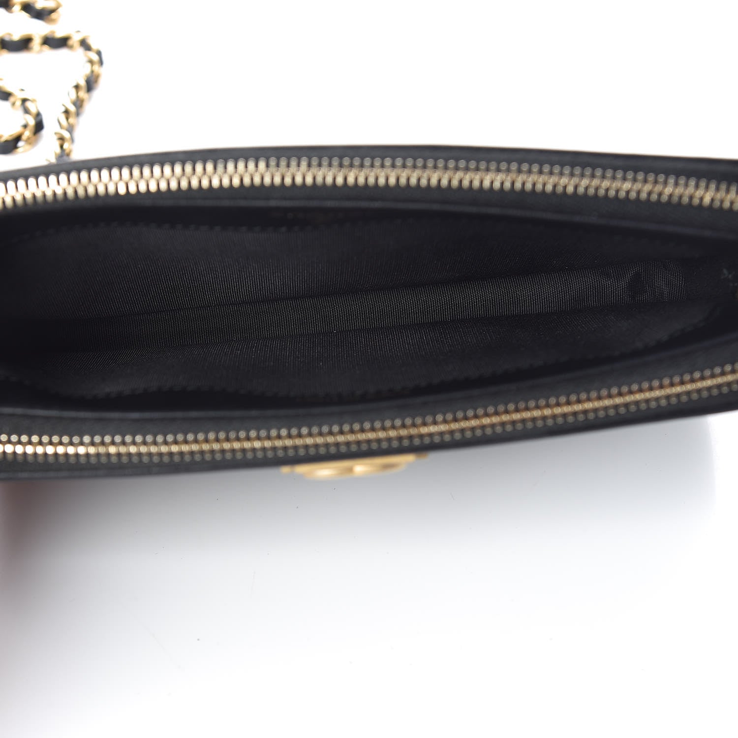 Chanel Lambskin Quilted Small Boy Clutch With Chain Black 7 of 13