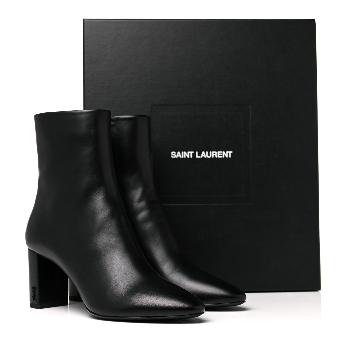 Nappa Vendome Loulou Ankle Zip Boot 38 Black