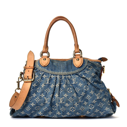 Louis Vuitton Denim Neo Cabby MM Blue 1 of 6