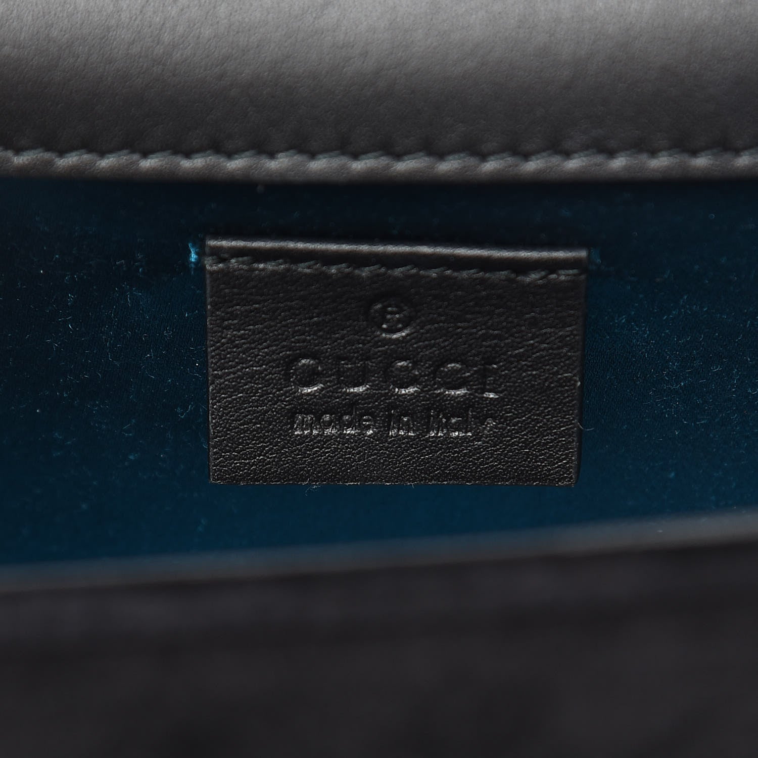 Gucci Velvet Crystal Square G Shoulder Bag Black 6 of 10