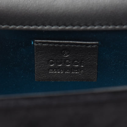 Gucci Velvet Crystal Square G Shoulder Bag Black 6 of 10