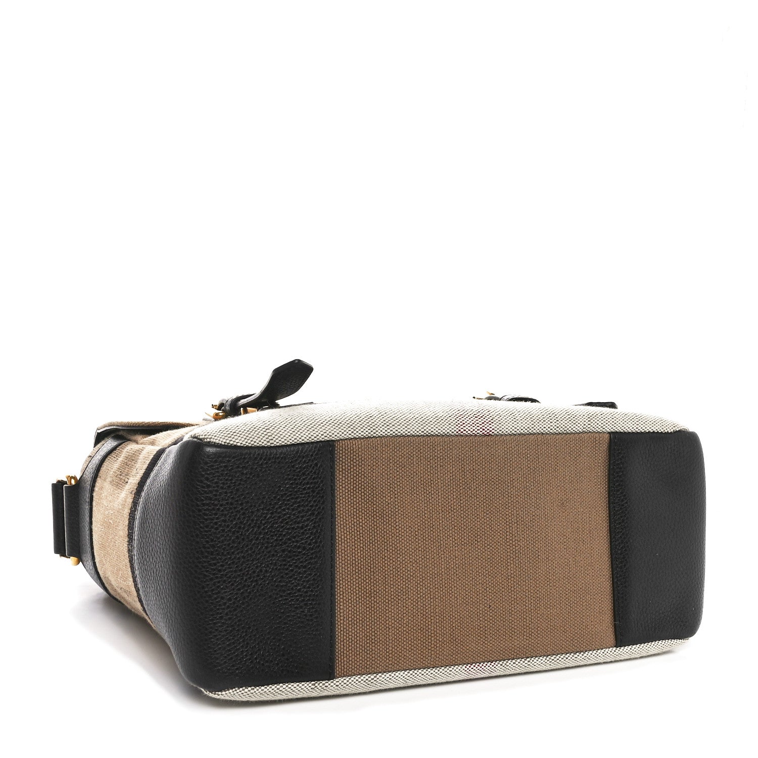 Burberry Canvas Mega Check Small Baildon Messenger Bag Black 4 of 12