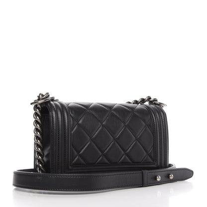 Chanel Calfskin Quilted Small Boy Flap Black 3 of 10