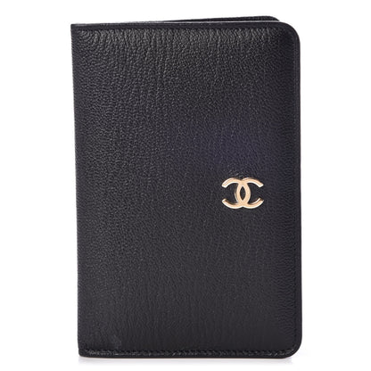 Chanel Goatskin Card Holder Wallet Black 1 of 8