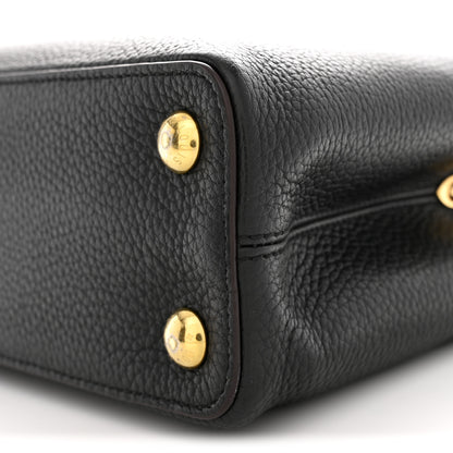 Louis Vuitton Taurillon Capucines BB Black 9 of 9