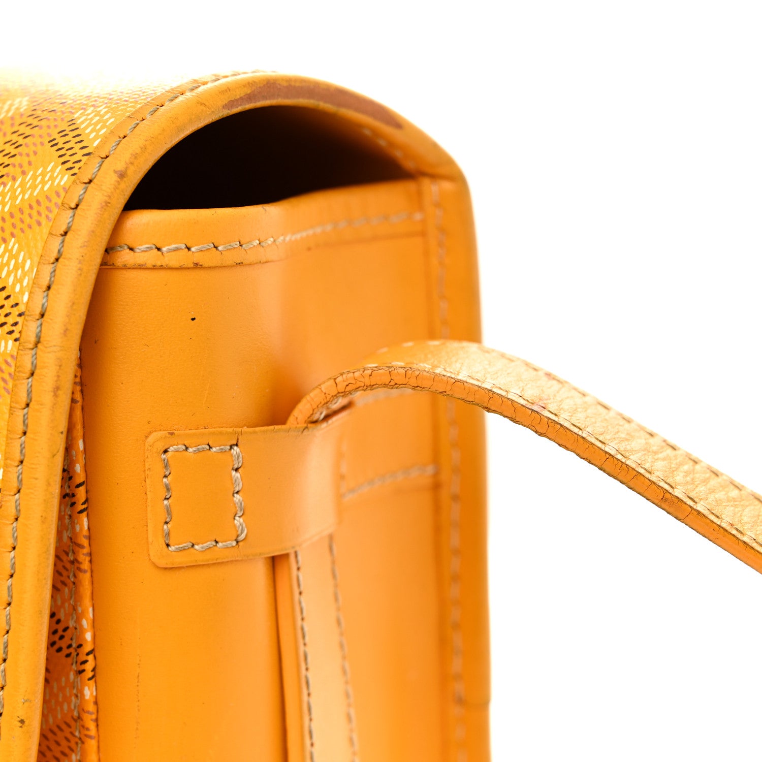 Goyard Goyardine Belvedere II MM Messenger Bag Yellow 12 of 22