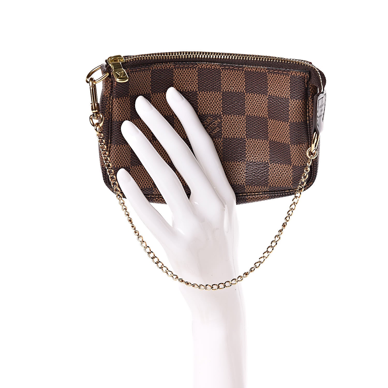 Louis Vuitton Damier Ebene Mini Pochette Accessories 2 of 9
