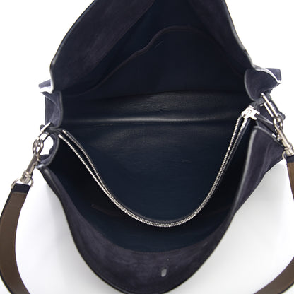 Celine Suede New Shoulder Bag Navy 4 of 8