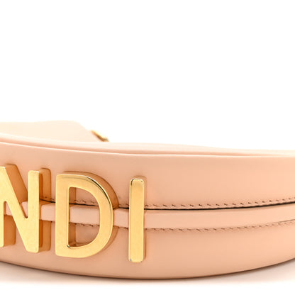 Fendi Vitello Grace Matte Nano Fendigraphy Hobo Charm Light Rose 10 of 14