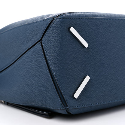 Loewe Calfskin Medium Puzzle Bag Dark Blue 7 of 8