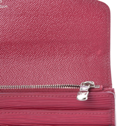 Louis Vuitton Epi Sarah Wallet NM Fuchsia 8 of 10
