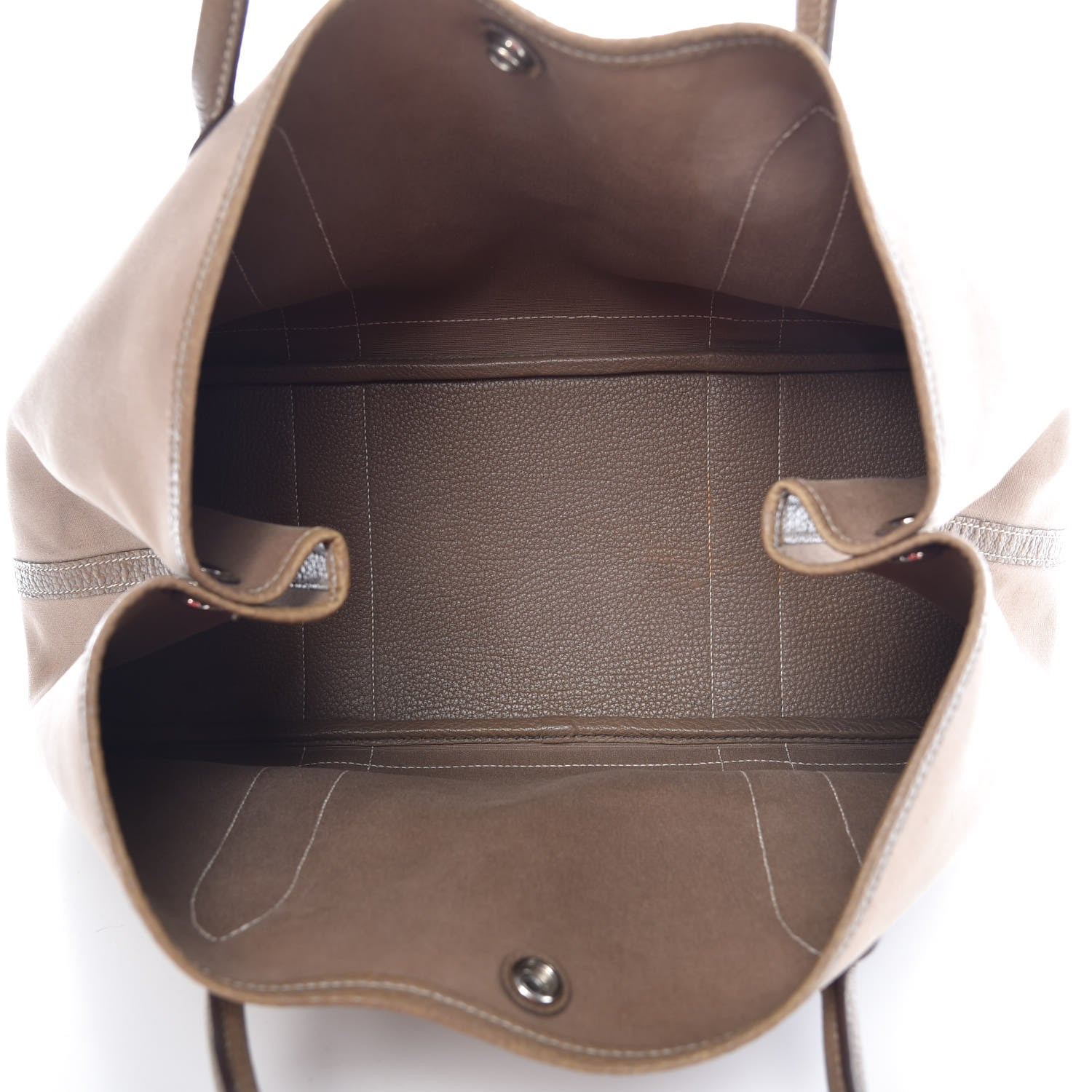 Hermes Toile Buffle Garden Party 36 MM Tote Etoupe 5 of 27