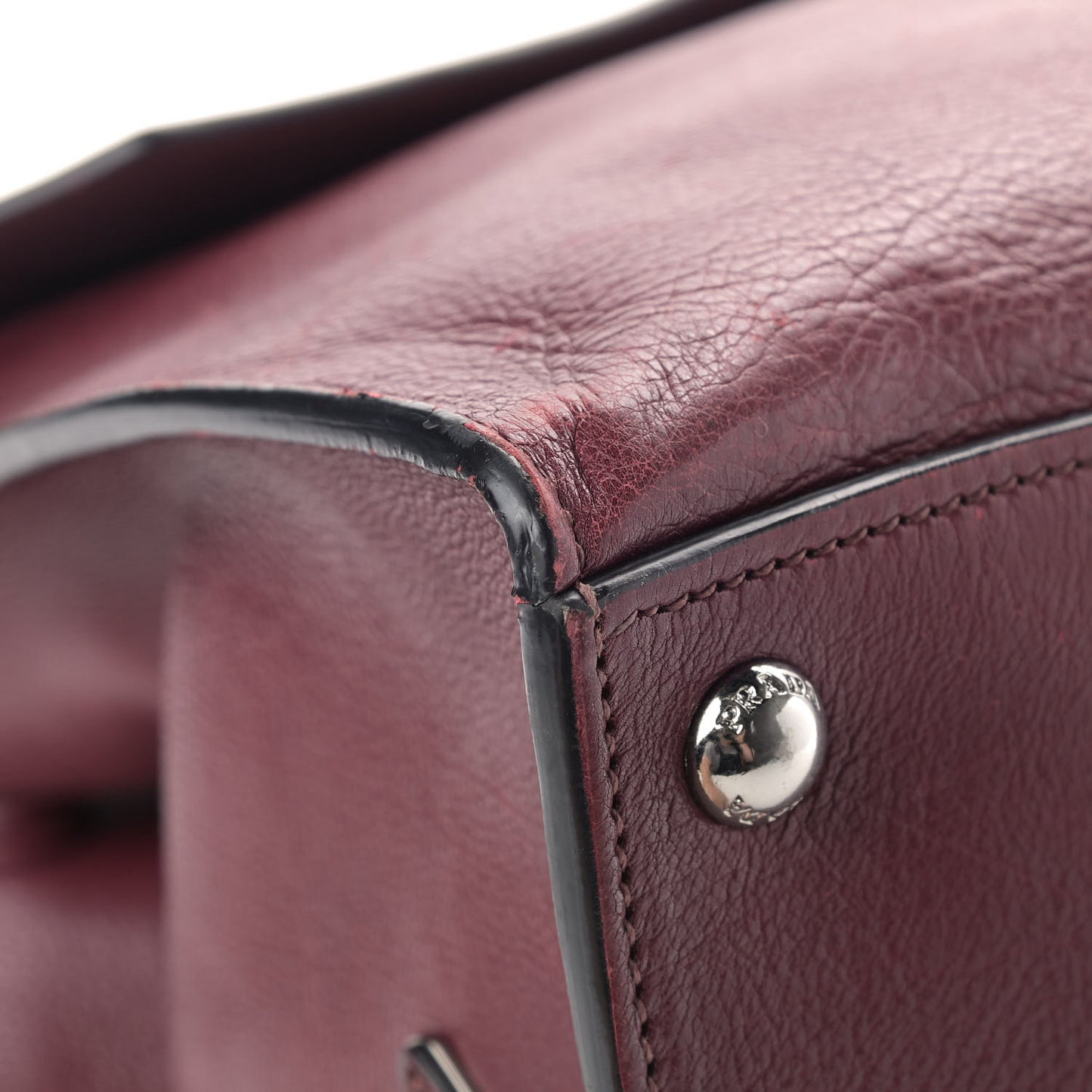 Glace Calfskin Sound Tote Bag Ametista