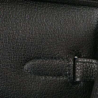 Hermes Taurillon Clemence Birkin 35 Black 11 of 27