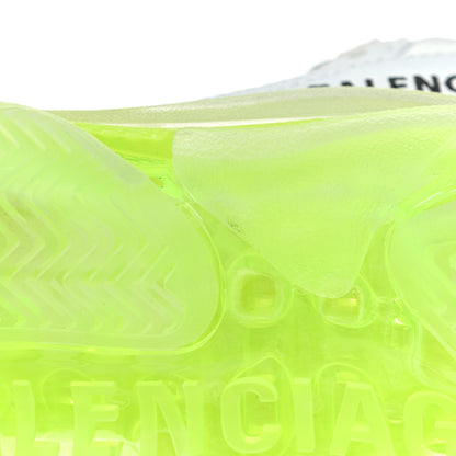 Balenciaga Fabric Mesh Clear Sole Fluo Womens Triple S Sneakers 36 White Fluo Yellow 11 of 12