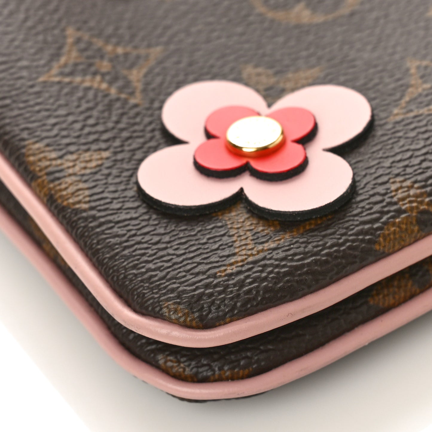 Monogram Blooming Flowers Double Zip Pochette