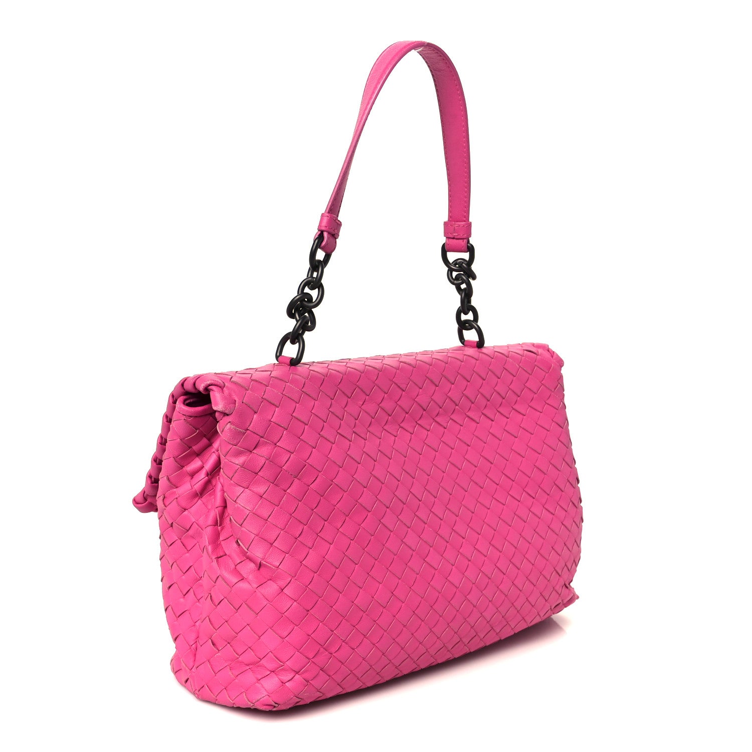 Bottega Veneta Nappa Intrecciato Large Olimpia Bag Rosa Shock 4 of 12
