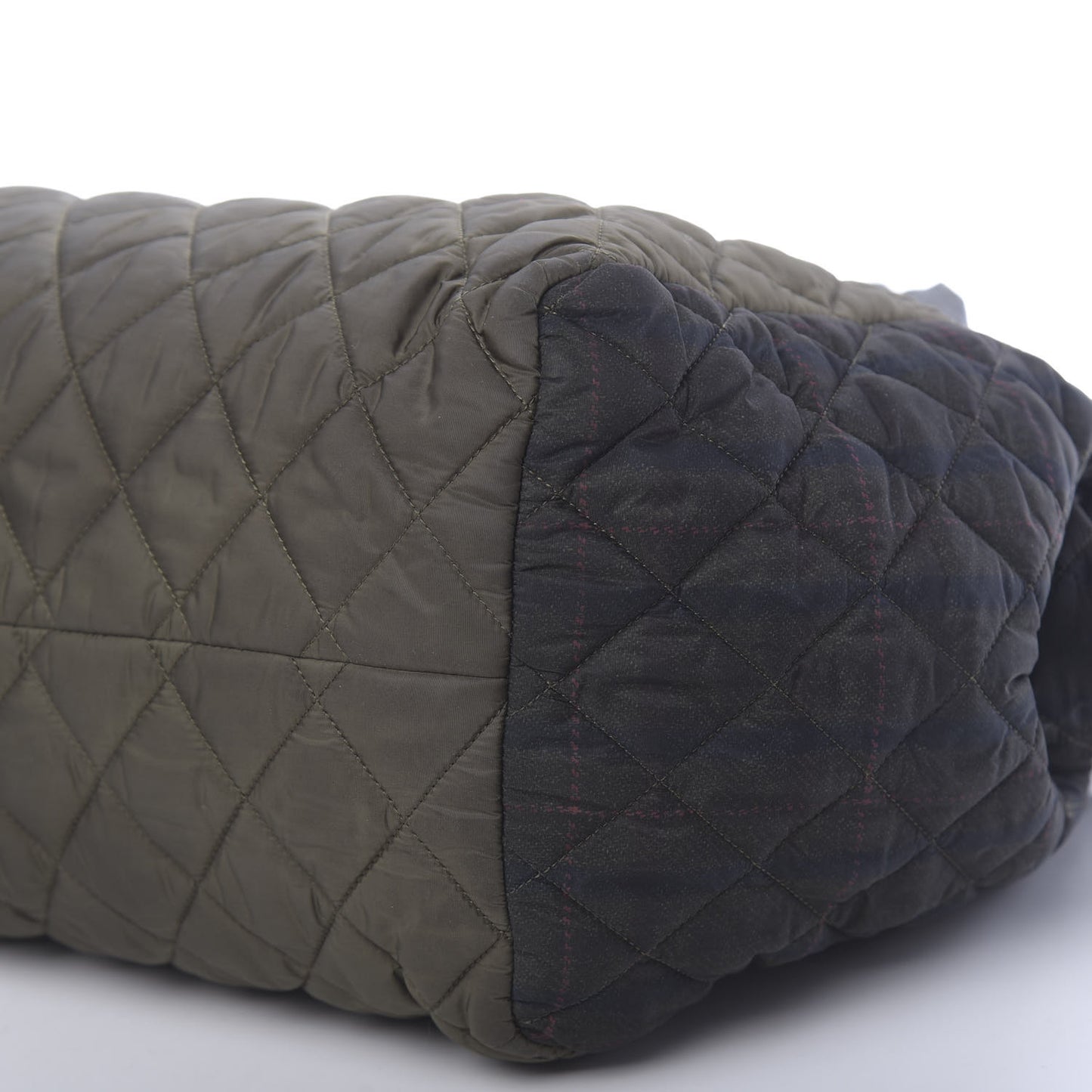 Nylon Quilted Coco Cocoon Bowler Khaki