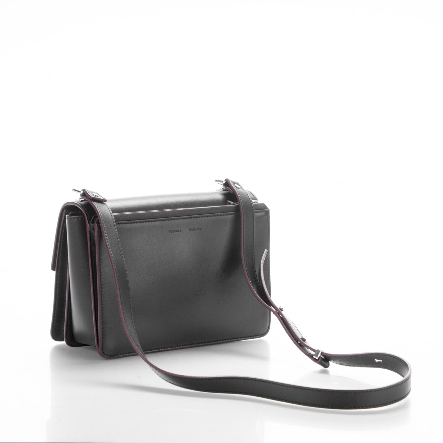 Calfskin Hava Shoulder Bag Black