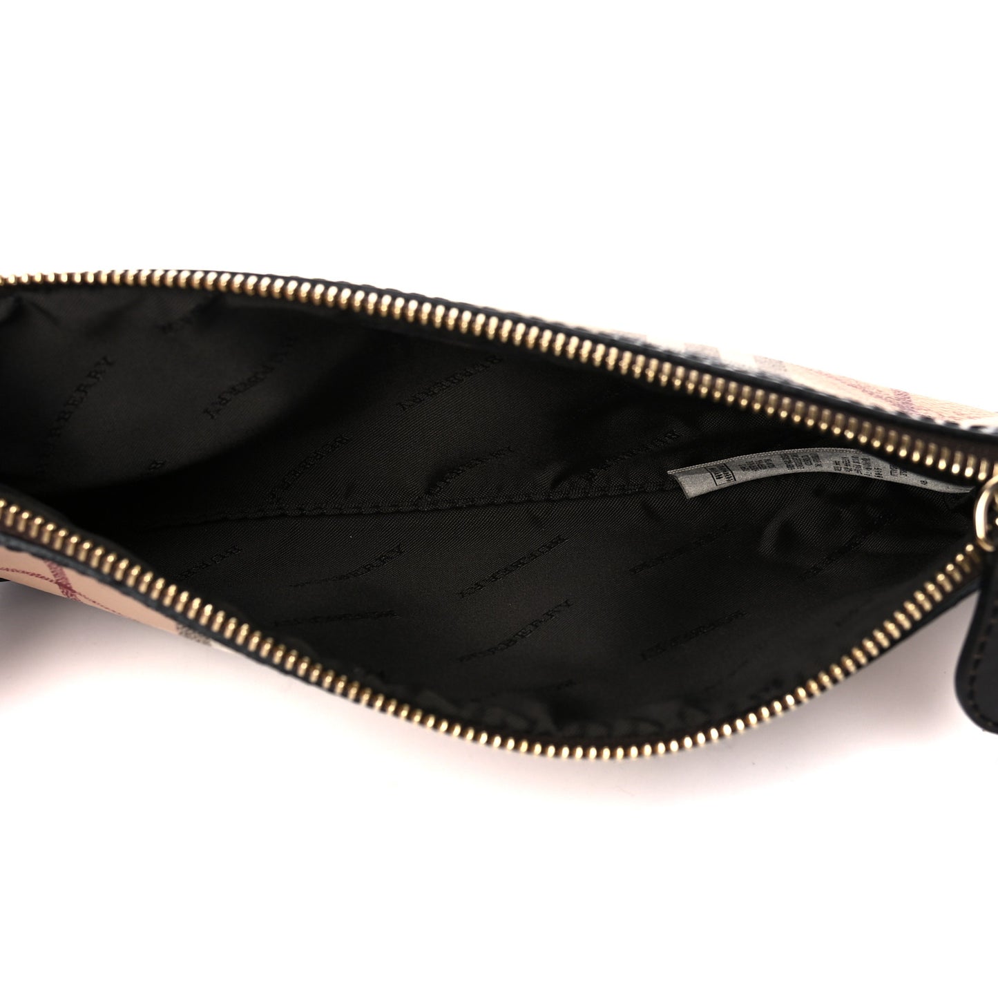 Haymarket Check Small Peyton Crossbody Clutch Bag Chocolate