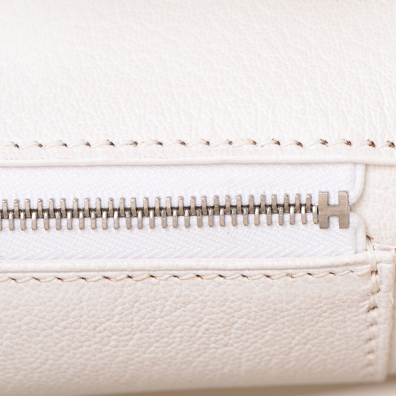 Hermes Taurillon Clemence Birkin 35 White 16 of 44