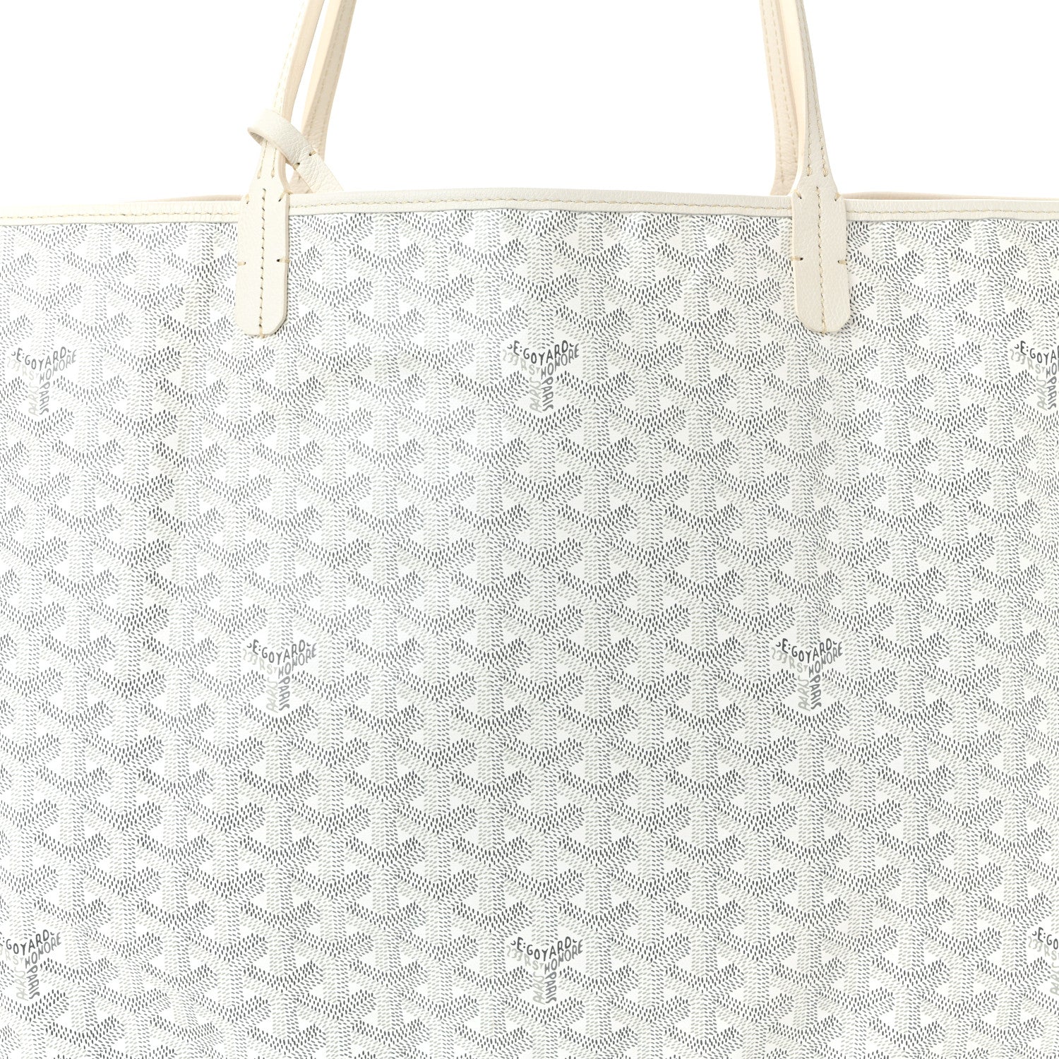 Goyard Goyardine Saint Louis GM White 9 of 11
