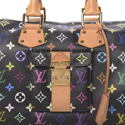 Louis Vuitton Monogram Multicolor Speedy 30 Black 7 of 9