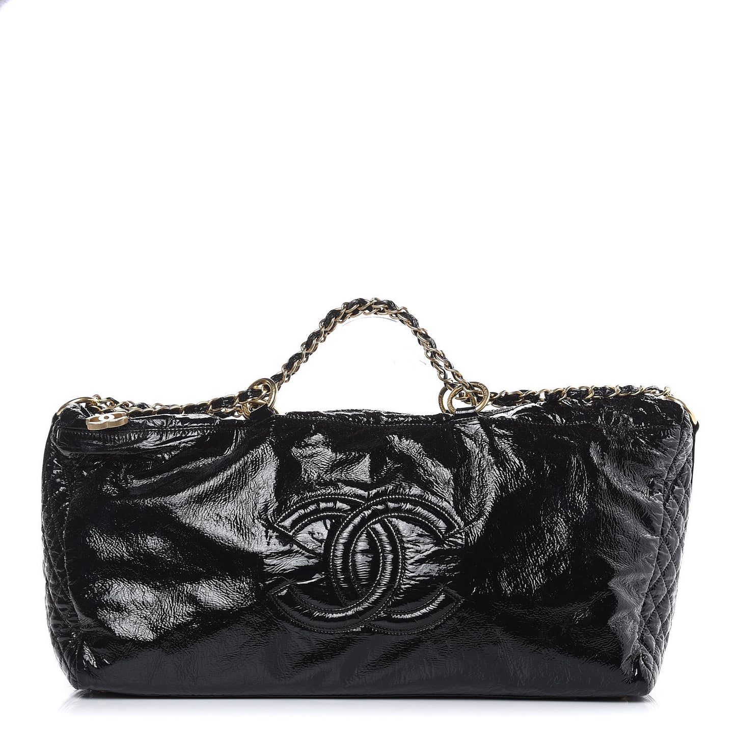 Vinyl XXL Rock and Chain Bowler Black