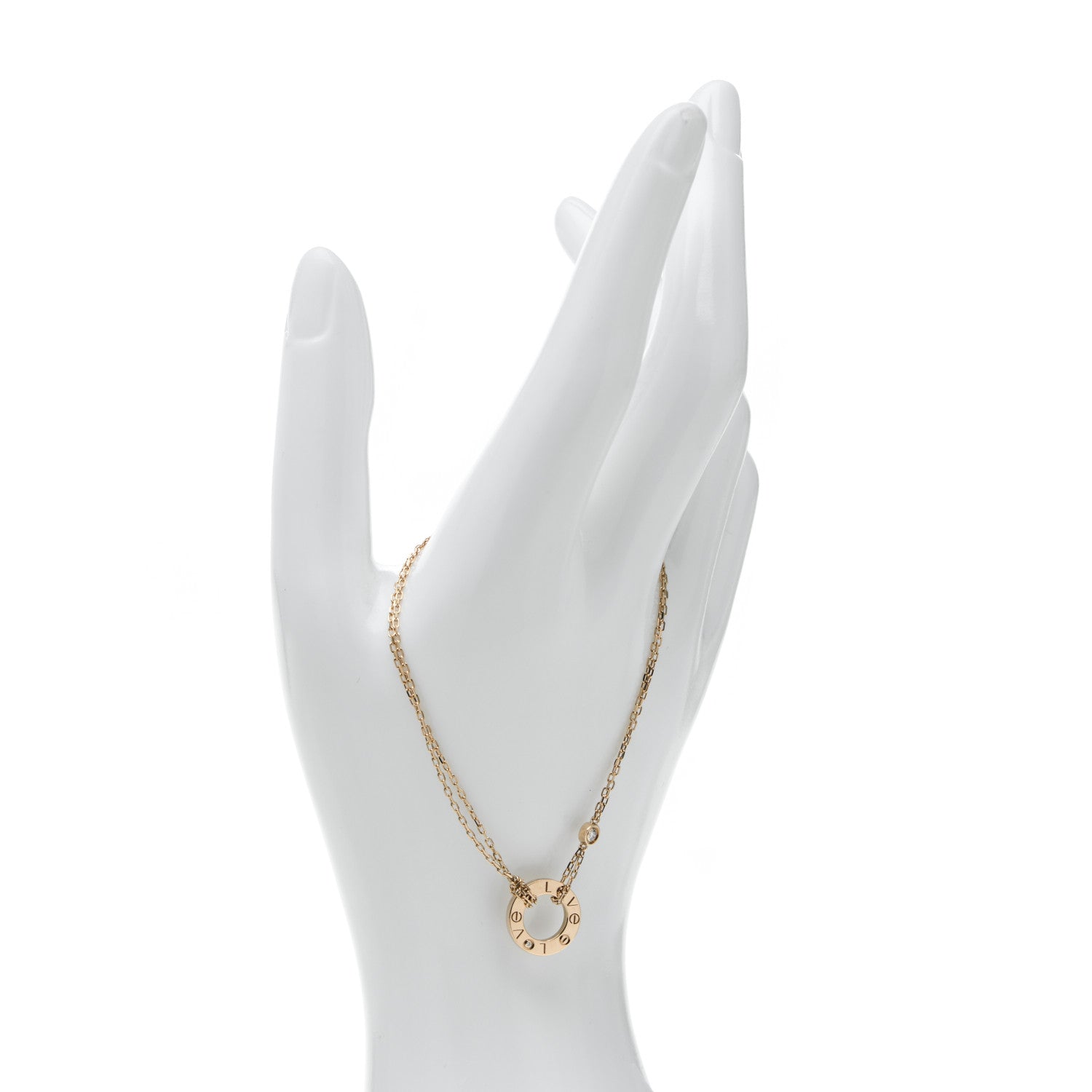 Cartier 18K Yellow Gold Diamond LOVE Bracelet 2 of 8