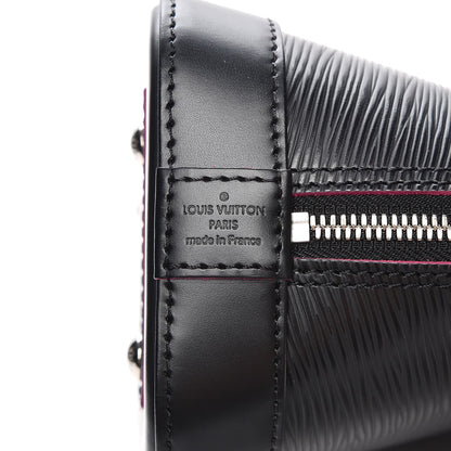 Louis Vuitton Epi Alma BB Black Hot Pink 5 of 6