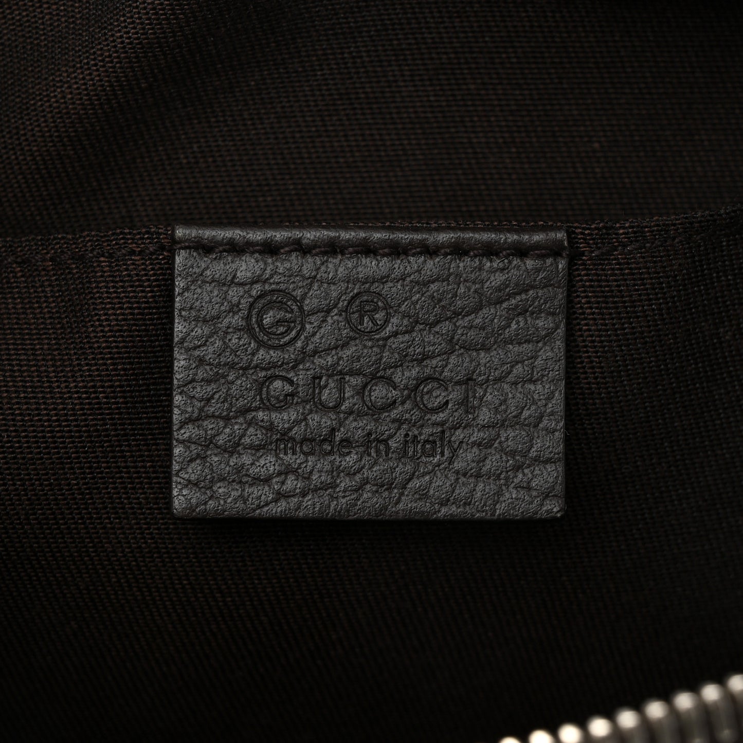 Monogram Dollar Calfskin Belt Bag Beige Ebony Testa di Moro Marrone Scuro