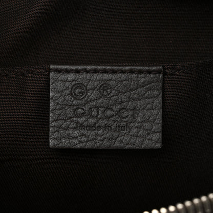 Gucci Monogram Dollar Calfskin Belt Bag Beige Ebony Testa di Moro Marrone Scuro 6 of 12