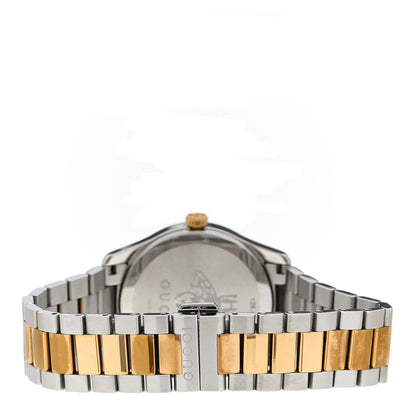Gucci Stainless Steel 38mm G-Timeless Two Tone Snake Quartz Watch 3 of 5