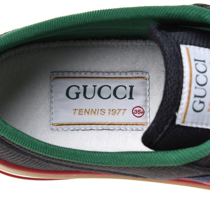 Gucci Canvas Web Womens 1977 Tennis Sneakers 35.5 Black 6 of 9