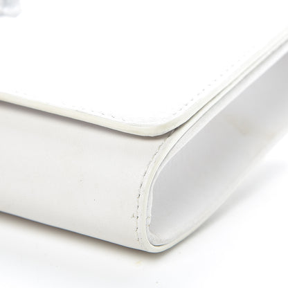 Versace Calfskin Palazzo Chain Evening Bag White 6 of 15