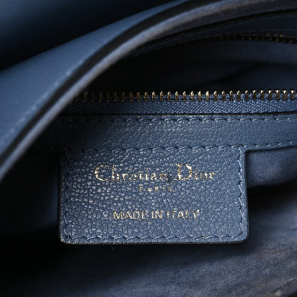Christian Dior Calfskin Saddle Bag Sky Blue 6 of 12