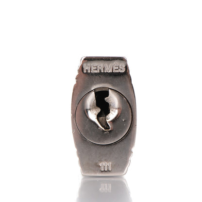 Hermes Palladium Cadena Lock and Key Set 3 of 4