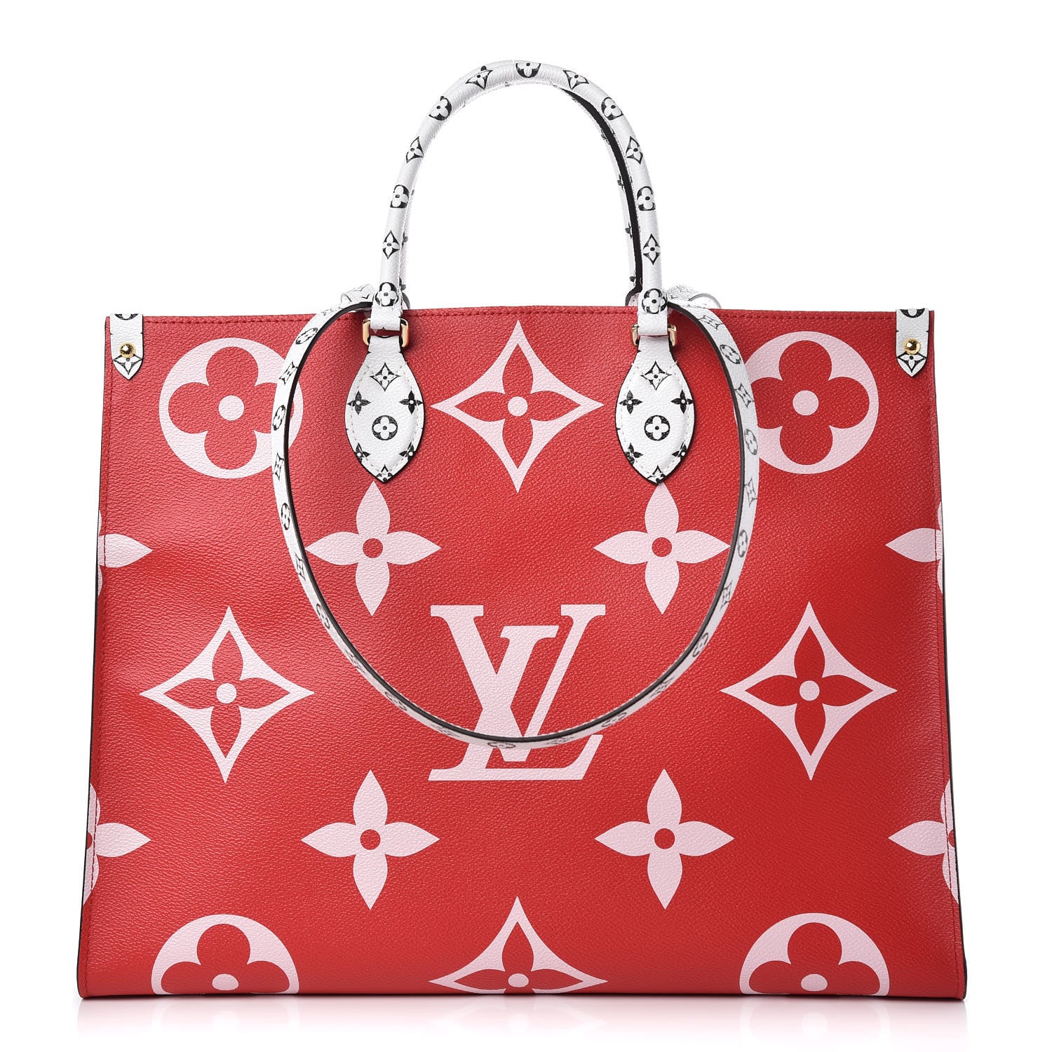 Louis Vuitton Monogram Giant Onthego GM Rouge Rose 1 of 9