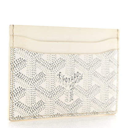 Goyard Goyardine Saint Sulpice Card Holder White 3 of 9