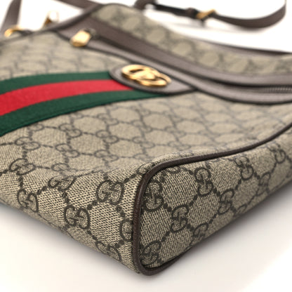 Gucci GG Supreme Monogram Web Medium Ophidia Messenger Bag Brown 9 of 9