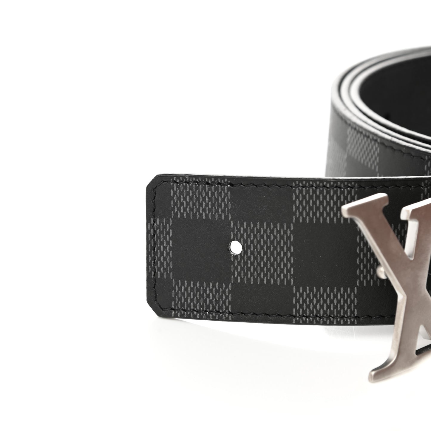 Damier Infini 40mm LV Initiales Belt 110 44 Black