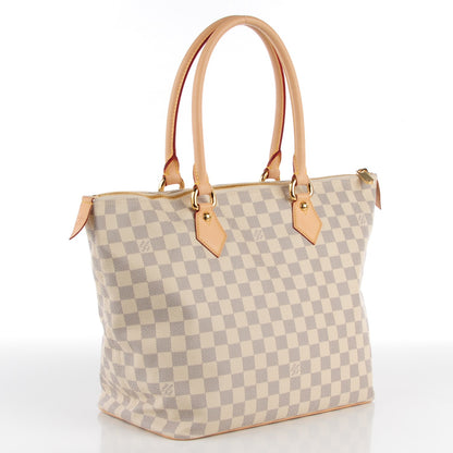 Louis Vuitton Damier Azur Saleya MM 3 of 7