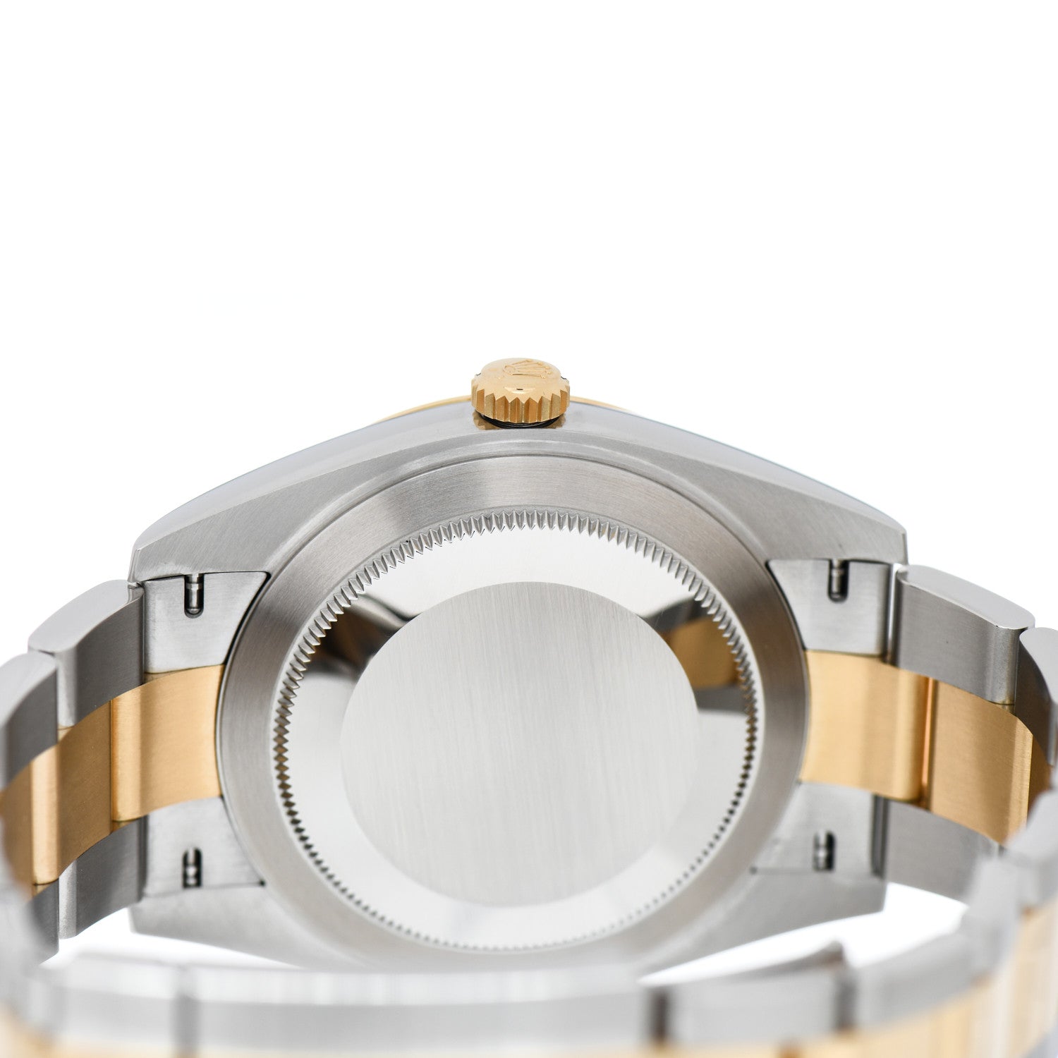 Rolex Stainless Steel 18K Yellow Gold 41mm Oyster Perpetual Datejust Watch Black 126333 4 of 5