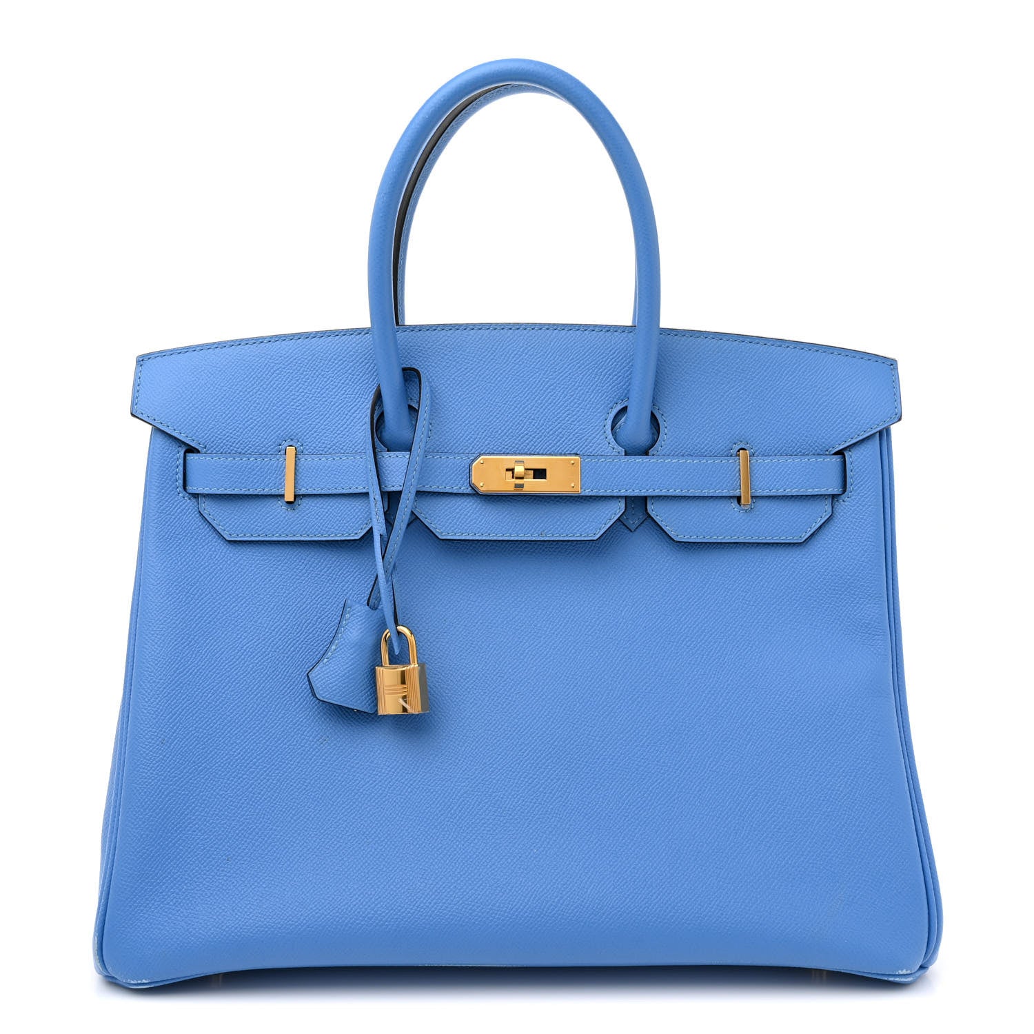 Hermes Epsom Birkin 35 Blue Paradis 1 of 16