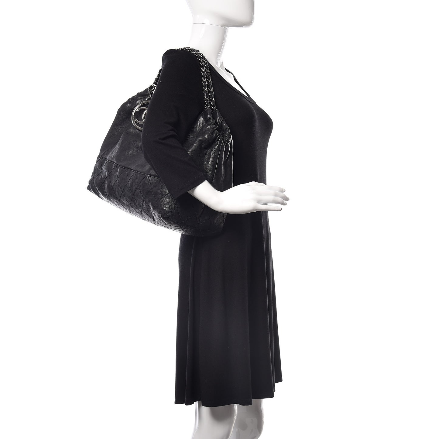 Calfskin Baby Coco Cabas Black