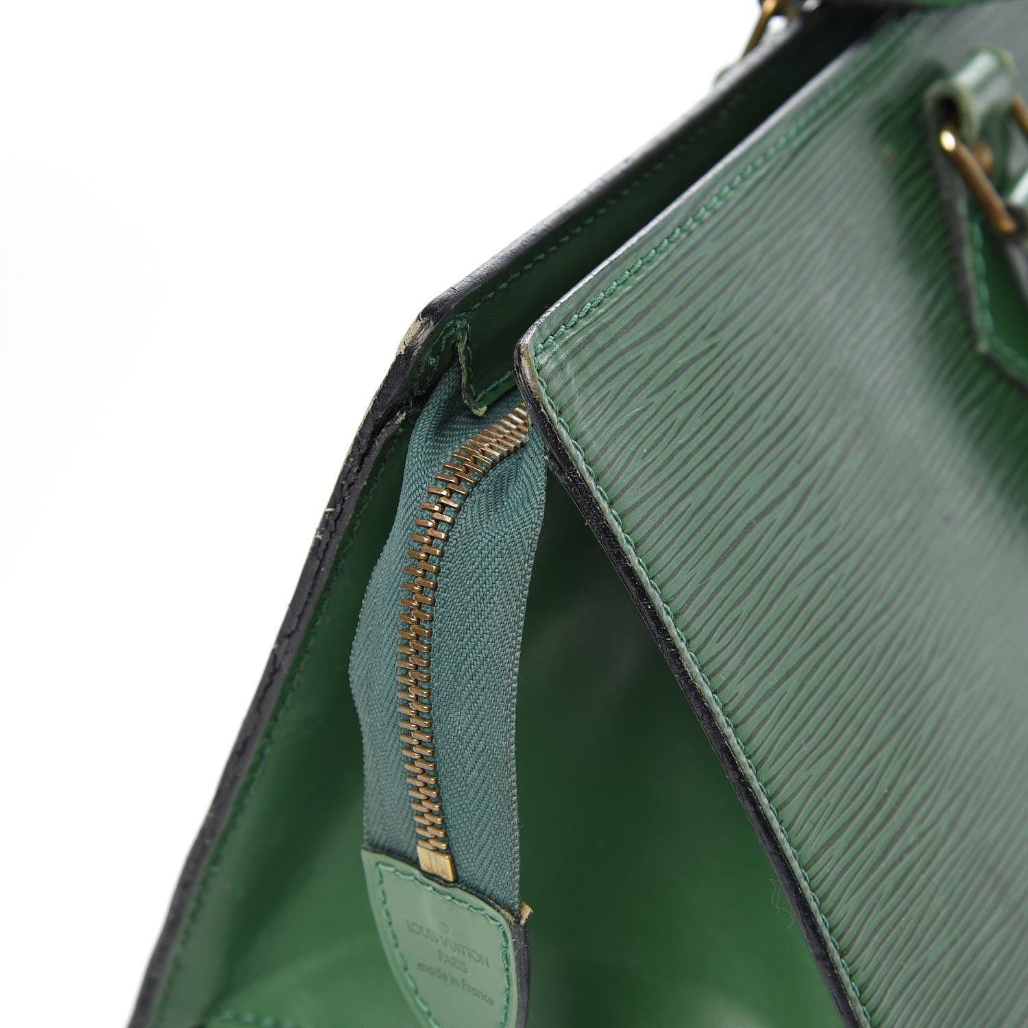 Louis Vuitton Epi Sac Triangle Green 13 of 21